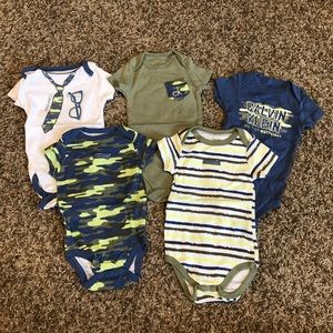 Calvin Klein boy onesies